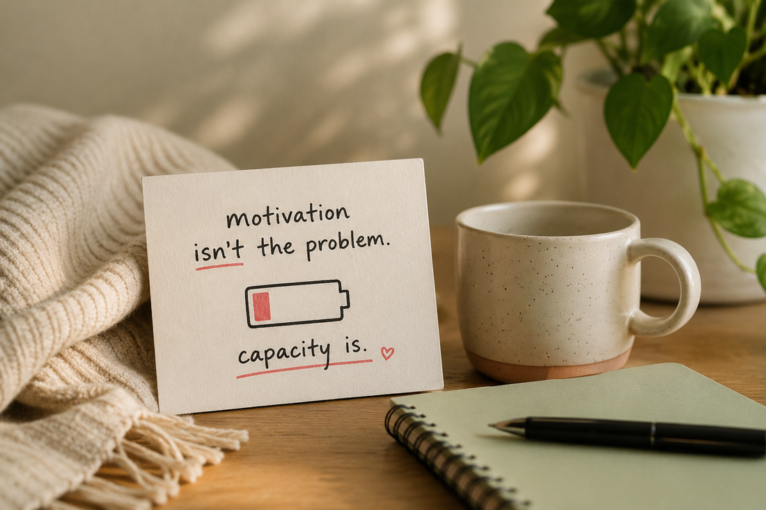The Problem Isn't Motivation